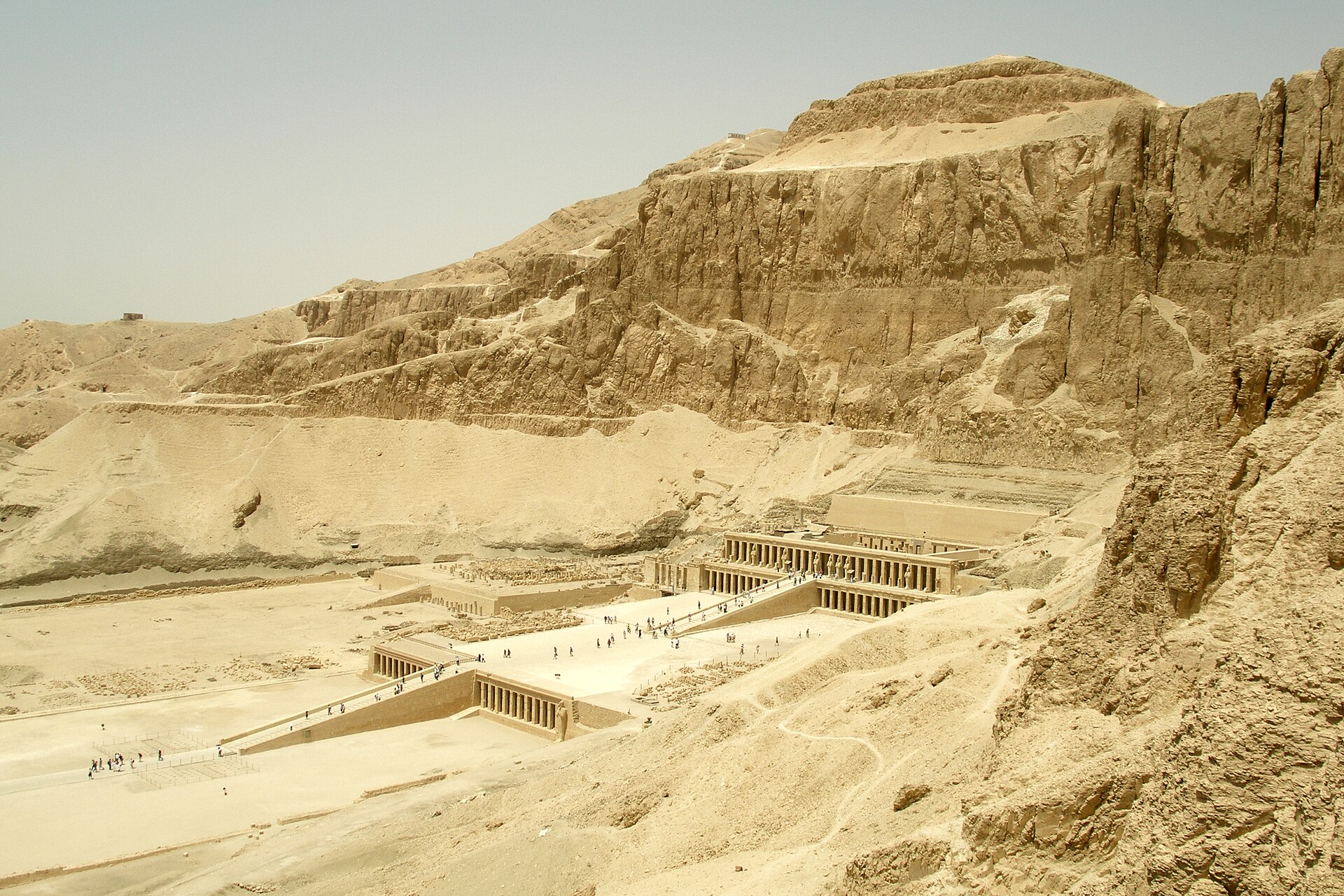 Eastern desert wadi and cliffs